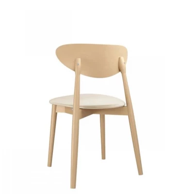 CIBOLO 4 kárpitozott szék az étkezőbe - bükk / krémszín