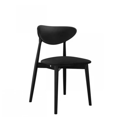 CIBOLO 4 kárpitozott szék az étkezőbe - fekete 
