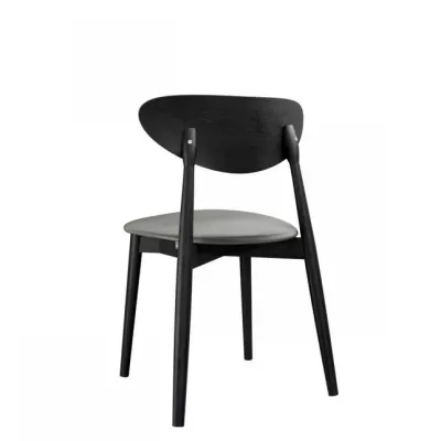 CIBOLO 4 kárpitozott szék az étkezőbe - fekete / szürke