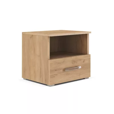PIERE éjjeliszekrény - artisan tölgyfa arany