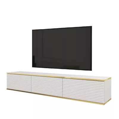 REFUGIO asztal TV alá - 175 cm, fehér