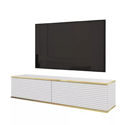 REFUGIO asztal TV alá - 135 cm, fehér
