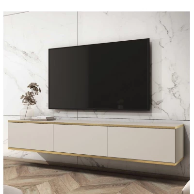 REFUGIO TV asztal - 175 cm, bézs