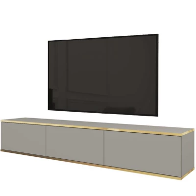 REFUGIO TV asztal - 175 cm, szürke