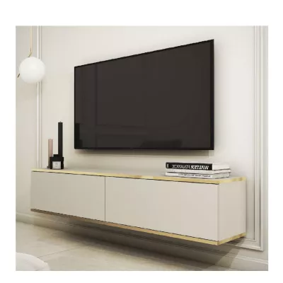 REFUGIO TV asztal - 135+I40 cm, bézs