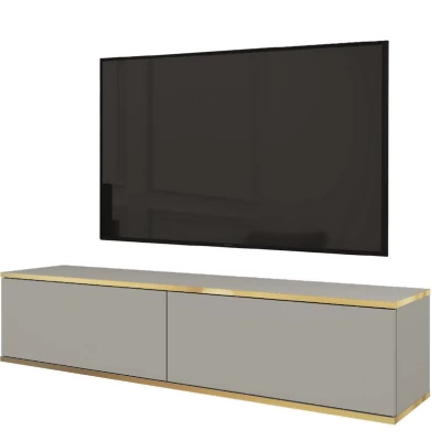 REFUGIO TV asztal - 135+I40 cm, szürke