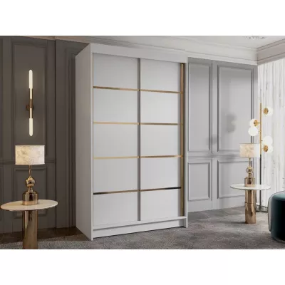 Magas szekrény 100 cm SINTON - fehér