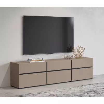 TV állvány GLENROSE - kongó / fekete