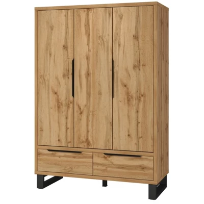 Kombinált gardrób 145 cm BULLARD - wotan tölgyfa