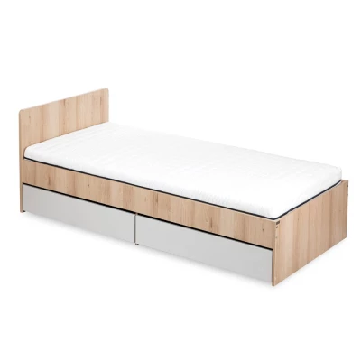 Gyerekágy 90x200 AGIRA fiókkal - bükk / szürke