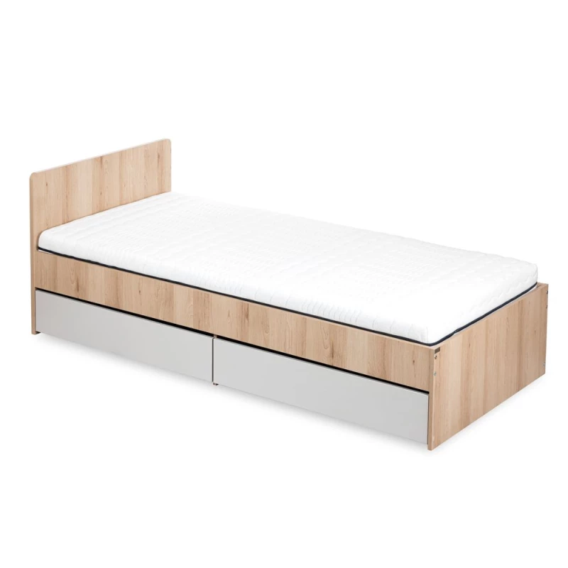 Gyerekágy 90x200 AGIRA fiókkal - bükk / szürke