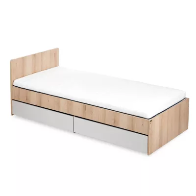 Gyerekágy 90x200 AGIRA fiókkal - bükk / szürke