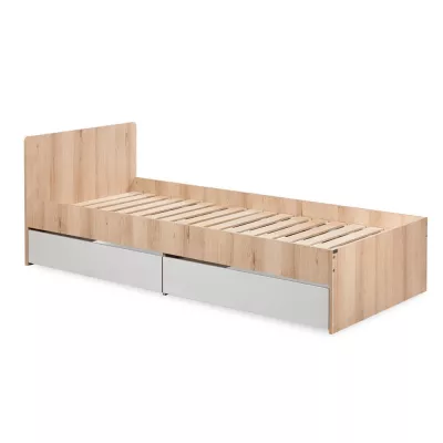 Gyerekágy 90x200 AGIRA fiókkal - bükk / szürke