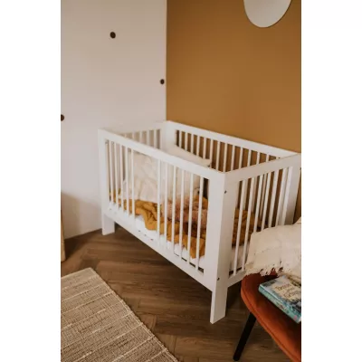 Babaágy 60x120 MERIN - fehér