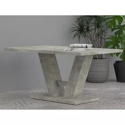 BEVERLY kihúzható étkezőasztal - beton
