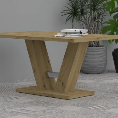 BEVERLY kihúzható étkezőasztal - artisan tölgyfa