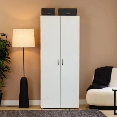 Kétajtós szekrény 74 cm RICHLAND - fehér