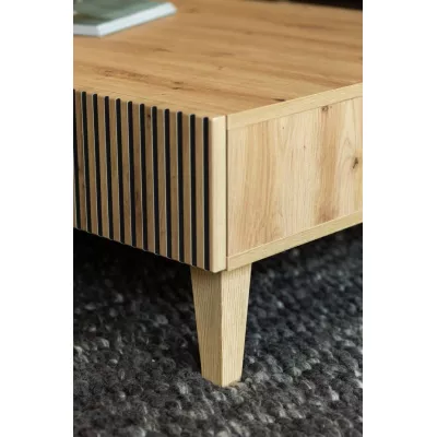 HEWITT dohányzóasztal fiókkal - artisan tölgyfa