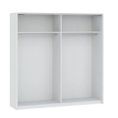 Gardrób 200 cm RANDLER - fehér / antracit