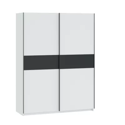 Gardrób 151 cm RANDLER - fehér / antracit