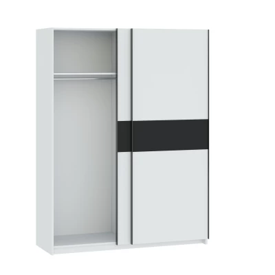 Gardrób 151 cm RANDLER - fehér / antracit