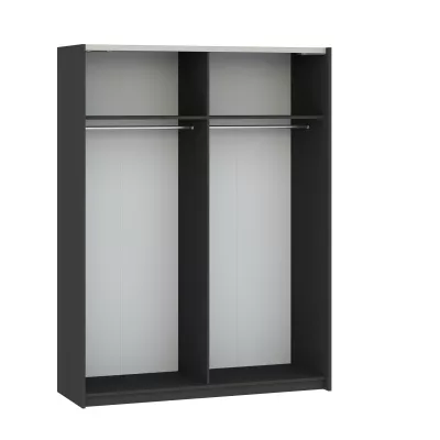 Gardrób 151 cm RANDLER - antracit / fehér