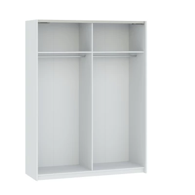 Gardrób 151 cm RANDLER - fehér / antracit