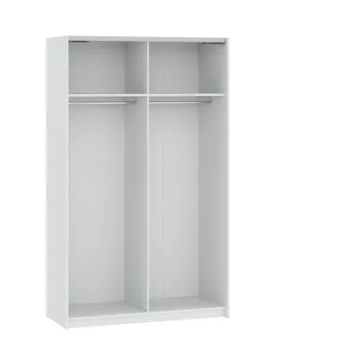 Előszobai szekrény 122 cm RANDLER - fehér / antracit
