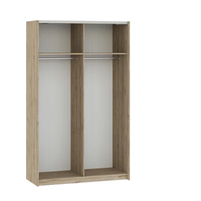 Előszobai szekrény 122 cm RANDLER - hikori dió / antracit