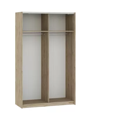 Előszobai szekrény 122 cm RANDLER - hikori dió / antracit