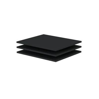 3 darabos gardrób polc szett 122 cm RANDLER - antracit