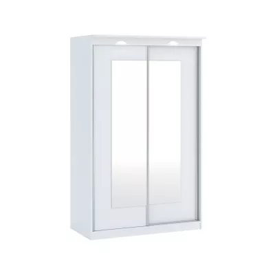 Szekrény tükörrel 120 cm ODESSA - fehér