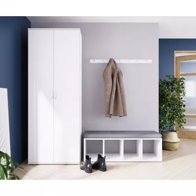 Polcos szekrény 70 cm BULVERDE - fehér