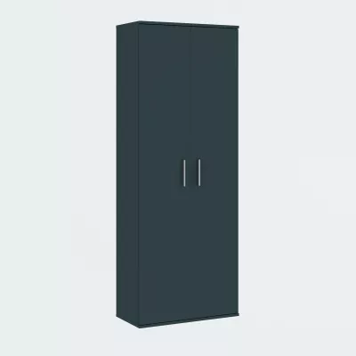 Keskeny gardróbszekrény polcokkal 69 cm SAVOY - antracit