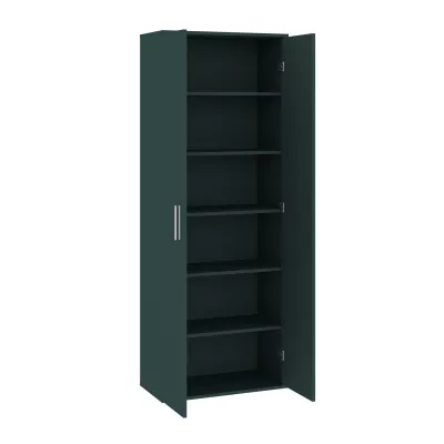 Keskeny gardróbszekrény polcokkal 69 cm SAVOY - antracit