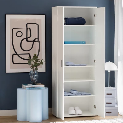 Keskeny gardróbpolc 69 cm SAVOY - fehér