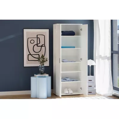 Keskeny gardróbpolc 69 cm SAVOY - fehér