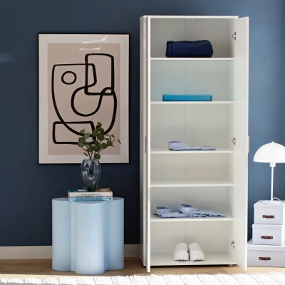 Keskeny gardróbpolc 69 cm SAVOY - fehér