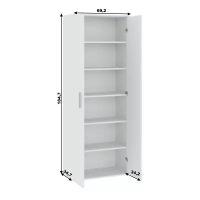 Keskeny gardróbpolc 69 cm SAVOY - fehér