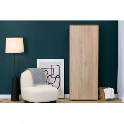 Keskeny gardróbszekrény polcokkal 69 cm SAVOY - sonoma tölgy