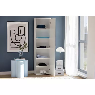 Keskeny gardróbpolc 50 cm SAVOY - fehér