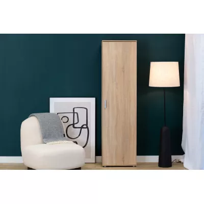 Keskeny gardróbszekrény polcokkal 50 cm SAVOY - sonoma tölgy
