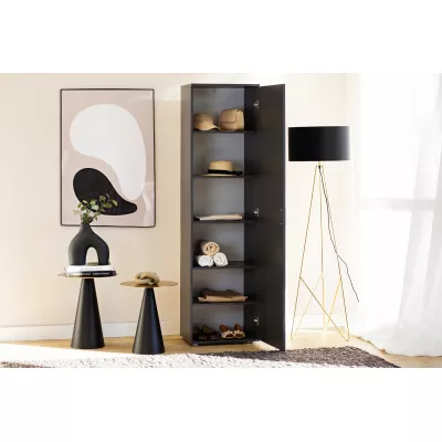 Keskeny gardróbszekrény polc 50 cm SAVOY - antracit