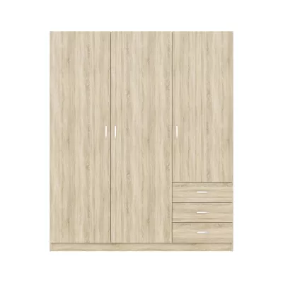 Fiókos gardróbszekrény 146 cm ROSHARON - sonoma tölgy