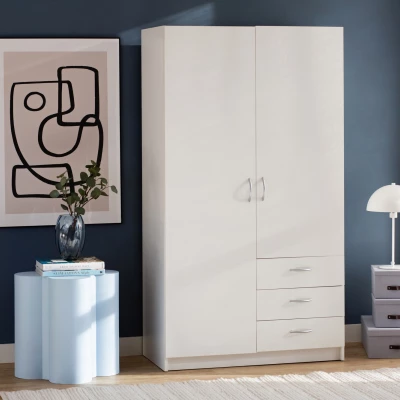 Keskeny előszobai szekrény 97 cm ROSHARON - fehér