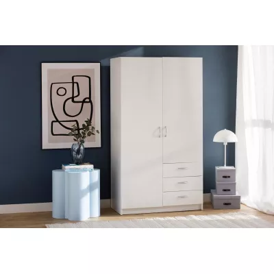 Keskeny előszobai szekrény 97 cm ROSHARON - fehér