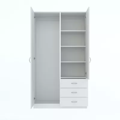 Keskeny előszobai szekrény 97 cm ROSHARON - fehér