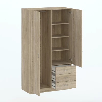 Keskeny előszobai gardrób 97 cm ROSHARON - sonoma tölgy