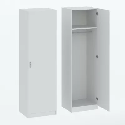 Keskeny előszobai szekrény 51 cm ROSHARON - fehér
