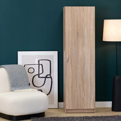 Keskeny előszobai gardrób 51 cm ROSHARON - sonoma tölgy